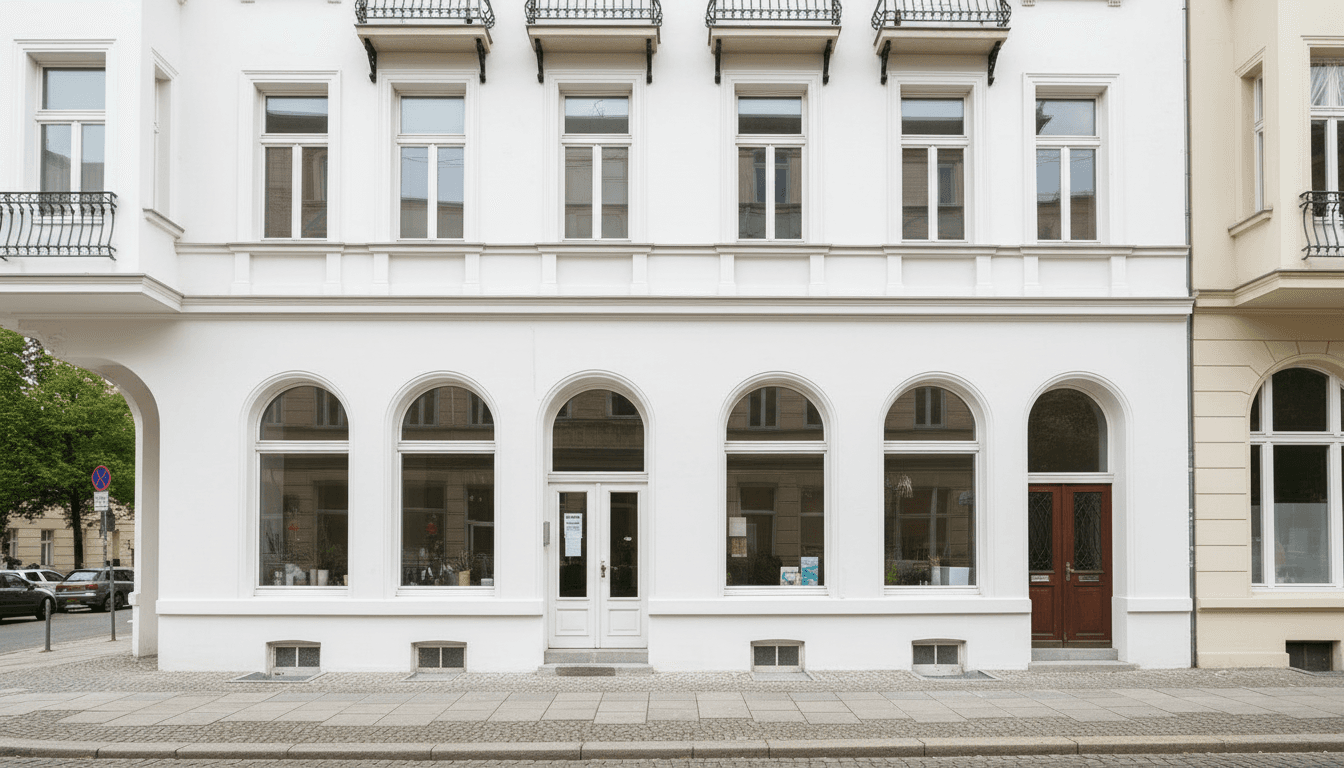 Frischer Anstrich für Altbau-Fassade nachher